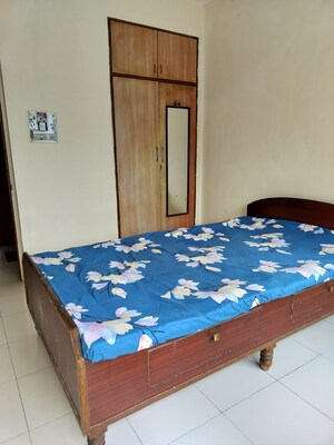 Bedroom in 1 BHK Apartment at Sundar Sankul Apartment Hadapsar, Hadapsar – for Rent