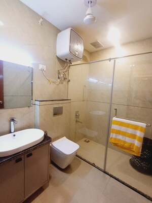 Bathroom in 5 BHK Villa at Samiah Media Village, Phi Iv Greater Noida – for Rent