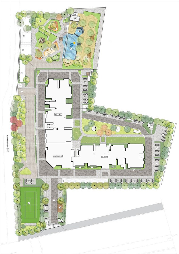 Master Plan, brigade-citrine 3 Bedroom 2000 Sq.Ft. Apartment In Budigere Cross Bangalore 10604353