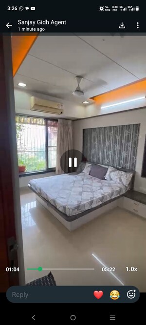 Bedroom in 3.5 BHK Apartment at Indraprastha CHS Kalyan, Kalyan West – for Sale