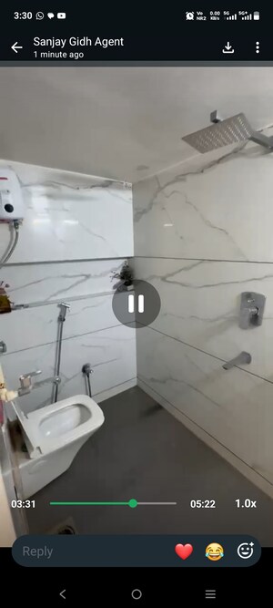 Bathroom in 3.5 BHK Apartment at Indraprastha CHS Kalyan, Kalyan West – for Sale