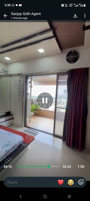 Bedroom in 3.5 BHK Apartment at Indraprastha CHS Kalyan, Kalyan West – for Sale