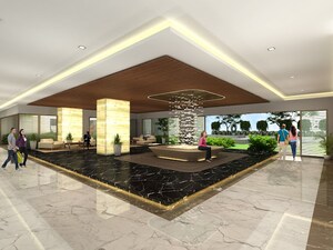 Building Lobby in 3 BHK Apartment at Adani Group Western Heights, Andheri West – for Rent