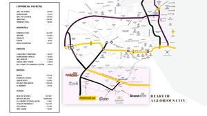 2.5 BHK Apartment – Map Location View at Ireo The Corridors, Sector 67a - for Sale