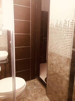 Bathroom in 3 BHK Apartment at Rahul Park - D1 D2 D3 Building, Warje – for Rent