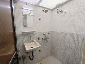 Bathroom in 1 BHK Apartment at Vasant Parijat CHS, Vasant Vihar – for Rent