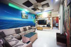 Living Room in 4 BHK Independent House at Vatva – for Sale