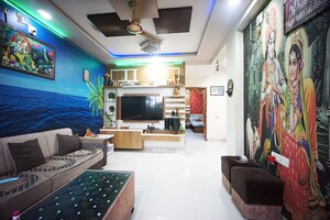 Living Room in 4 BHK Independent House at Vatva – for Sale
