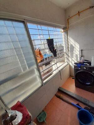 Balcony in 1 BHK Apartment at Naadbramha Society, Warje – for Rent