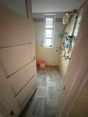 Bathroom in 1 BHK Apartment at Dadlani Park, Majiwada – for Sale