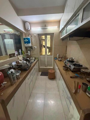 Kitchen in 2 BHK Apartment at Dosti West County Phase 2 Dosti Cedar, Balkum Pada – for Rent
