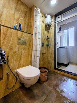 Bathroom in 1 BHK Apartment at Lodha Amara, Kolshet Road – for Sale