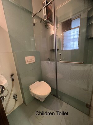 Bathroom in 3 BHK Apartment at B K Pate Golden Petals, Karve Nagar – for Rent