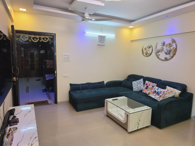 Living Room, rdc-woods-teakwoods 2 Bedroom 950 Sq.Ft. Apartment In Ghodbunder Road Thane 10606171