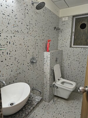 Bathroom in 1 BHK Apartment at Vishal CHS Pant Nagar, Pant Nagar – for Rent