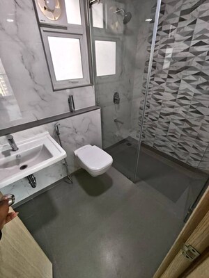 Bathroom in 2 BHK Apartment at Shreyas Palladium Grand, Dhanori – for Rent