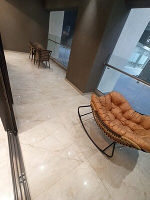 Balcony in 3 BHK Apartment at Beharay Rathi Hillview Residency, Kothrud – for Rent