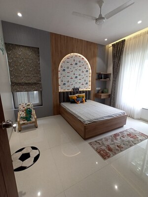 Bedroom in 3 BHK Apartment at Beharay Rathi Hillview Residency, Kothrud – for Rent