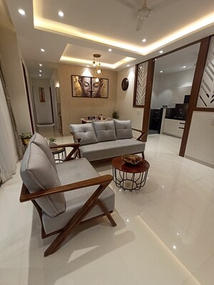 Living Room in 3 BHK Apartment at Beharay Rathi Hillview Residency, Kothrud – for Rent