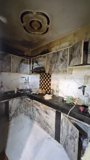 Kitchen in 3 BHK Builder Floor at Dilshad Garden – for Rent
