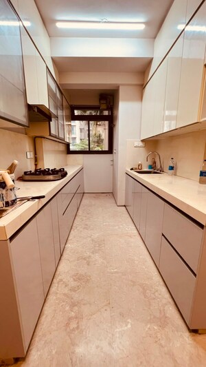 Kitchen in 3 BHK Apartment at Rustomjee Seasons, Bandra East – for Rent