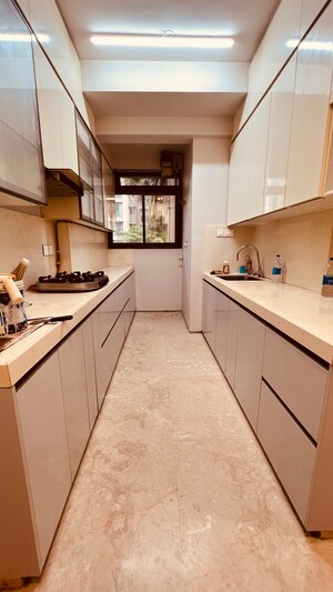 Kitchen in 3 BHK Apartment at Rustomjee Seasons, Bandra East – for Rent
