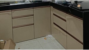 Kitchen in 2 BHK Apartment at Ashar Axis, Majiwada – for Sale
