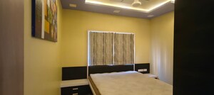 Bedroom in 2 BHK Apartment at Godrej Garden City, Jagatpur – for Rent