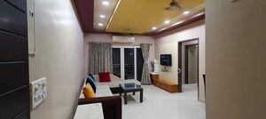 Living Room in 2 BHK Apartment at Godrej Garden City, Jagatpur – for Rent