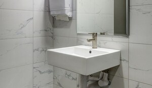 Bathroom in  Office Space at Omkar The Summit Business Bay, Andheri East – for Rent