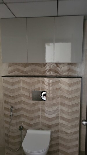 Bathroom in 3 BHK Apartment at Pashmina Waterfront, Old Madras Road – for Rent