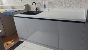 Kitchen in 3 BHK Apartment at Pashmina Waterfront, Old Madras Road – for Rent