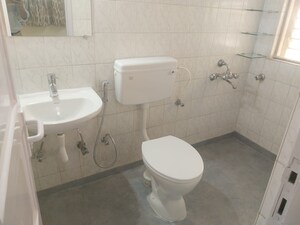 Bathroom in 2 BHK Apartment at Raheja Sunglow, Powai – for Rent