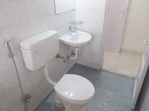 Bathroom in 2 BHK Apartment at Raheja Sunglow, Powai – for Rent