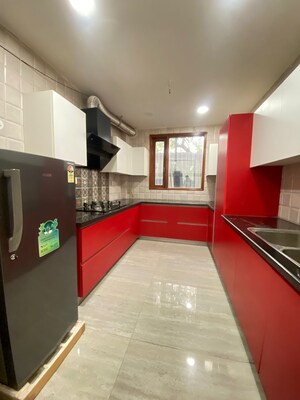Kitchen in 1 BHK Apartment at Mehrauli – for Rent