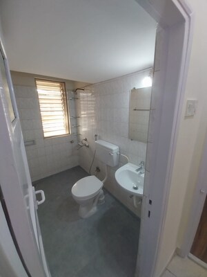 Bathroom in 2 BHK Apartment at Raheja Sunglow, Powai – for Rent