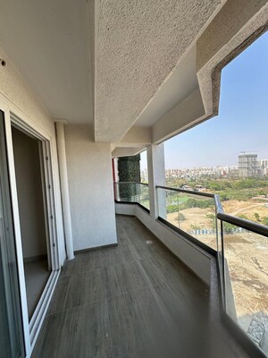 Balcony in 2 BHK Apartment at Raichandani Megha Terrace CHS, Aundh – for Sale