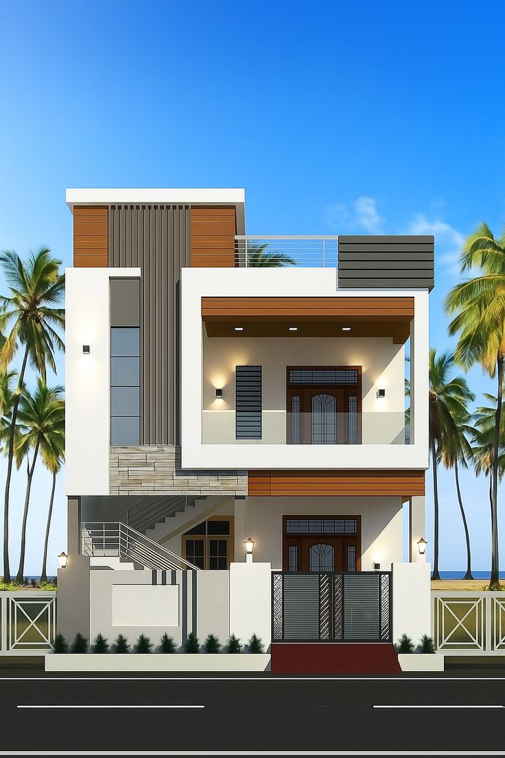 4 BHK Villa – Exterior View View at Mudichur - for Sale