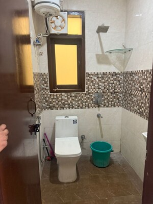 Bathroom in 1 BHK Builder Floor at Neb Sarai – for Rent