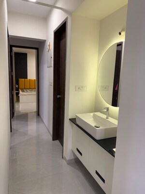 Building Lobby in 3 BHK Apartment at Goel Ganga Serio, Kharadi – for Rent