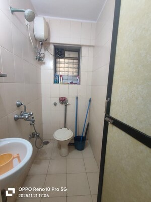 Bathroom in 1 BHK Apartment at Blooming Heights, Powai – for Rent