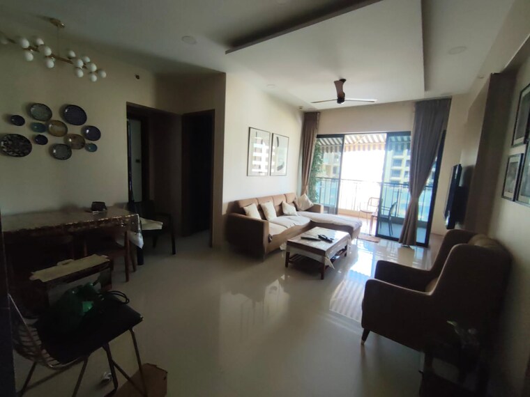 Living Room, goel-ganga-florentina 3 Bedroom 1200 Sq.Ft. Apartment In Nibm Annexe Pune 10645925