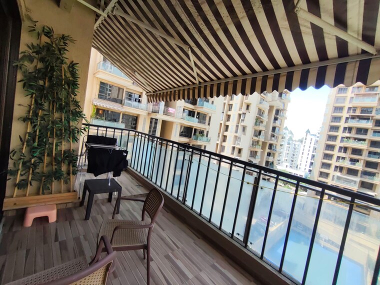 Balcony, goel-ganga-florentina 3 Bedroom 1200 Sq.Ft. Apartment In Nibm Annexe Pune 10645925
