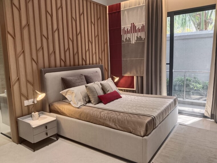 Bedroom, holystico-astrana 3 Bedroom 1181 Sq.Ft. Apartment In Hadapsar Pune 10645938