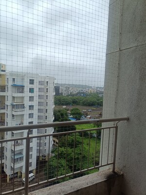Balcony in 2 BHK Apartment at Puranik Abitante, Bavdhan – for Rent