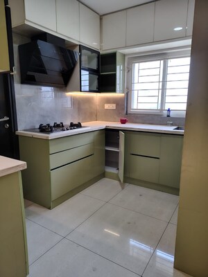 Kitchen in 3 BHK Apartment at Sumadhura Acropolis, Gachibowli – for Rent