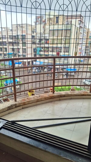 Balcony in 2 BHK Apartment at K K Nehru Tower, Ulwe – for Rent