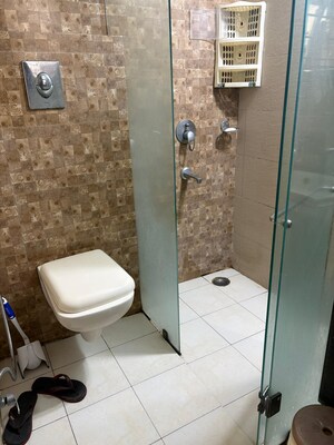 Bathroom in 4 BHK Builder Floor at Millenium Bajrang Society, Sector 43 – for Rent