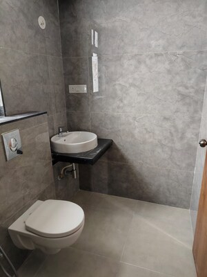 Bathroom in 2 BHK Apartment at Sarsan Nancy Hillview, Baner – for Rent
