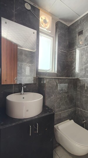 Bathroom in 3 BHK Builder Floor at Ansal API Esencia, Sector 67 – for Rent